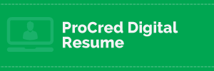 Digital resume banner